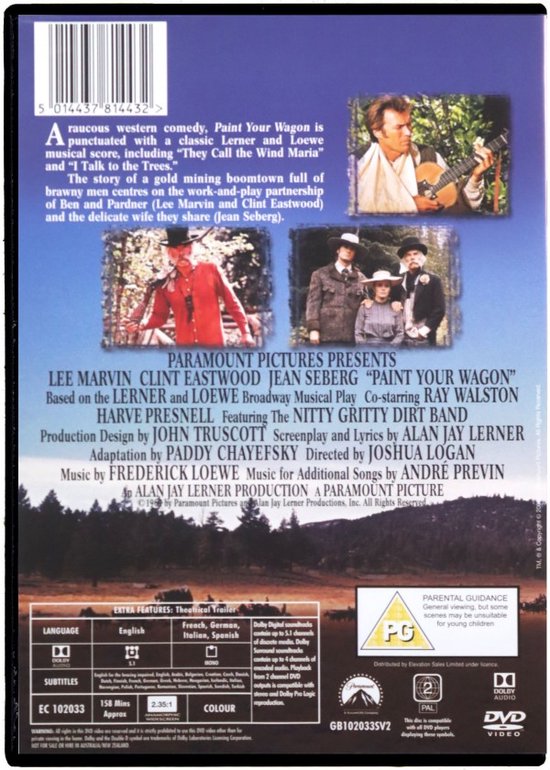 Paint Your Wagon [DVD] (Dvd), Jean Seberg Dvd's bol