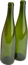Wijnfles fluit (Schlegel) 75 cl - groen