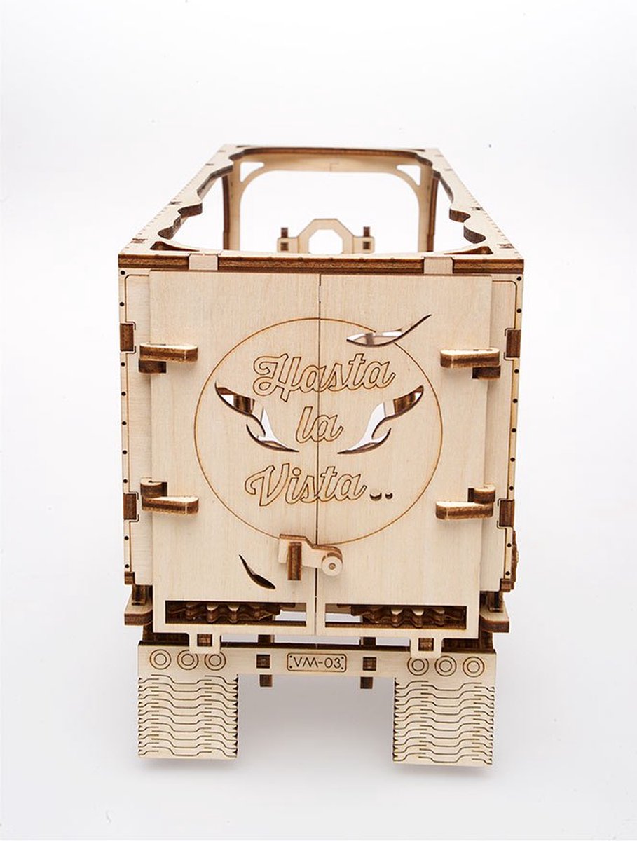 UGEARS Houten 3D Model - Aanhangwagen Voor Heavy Truck — afbeelding 9