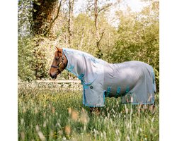 Horseware Vliegendeken Horseware Ameco Bug Buster Zilver-blauw - 155/206