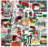 VLAGDIRECT - Palestijnse stickers - Palestina stickers - 50 stuks