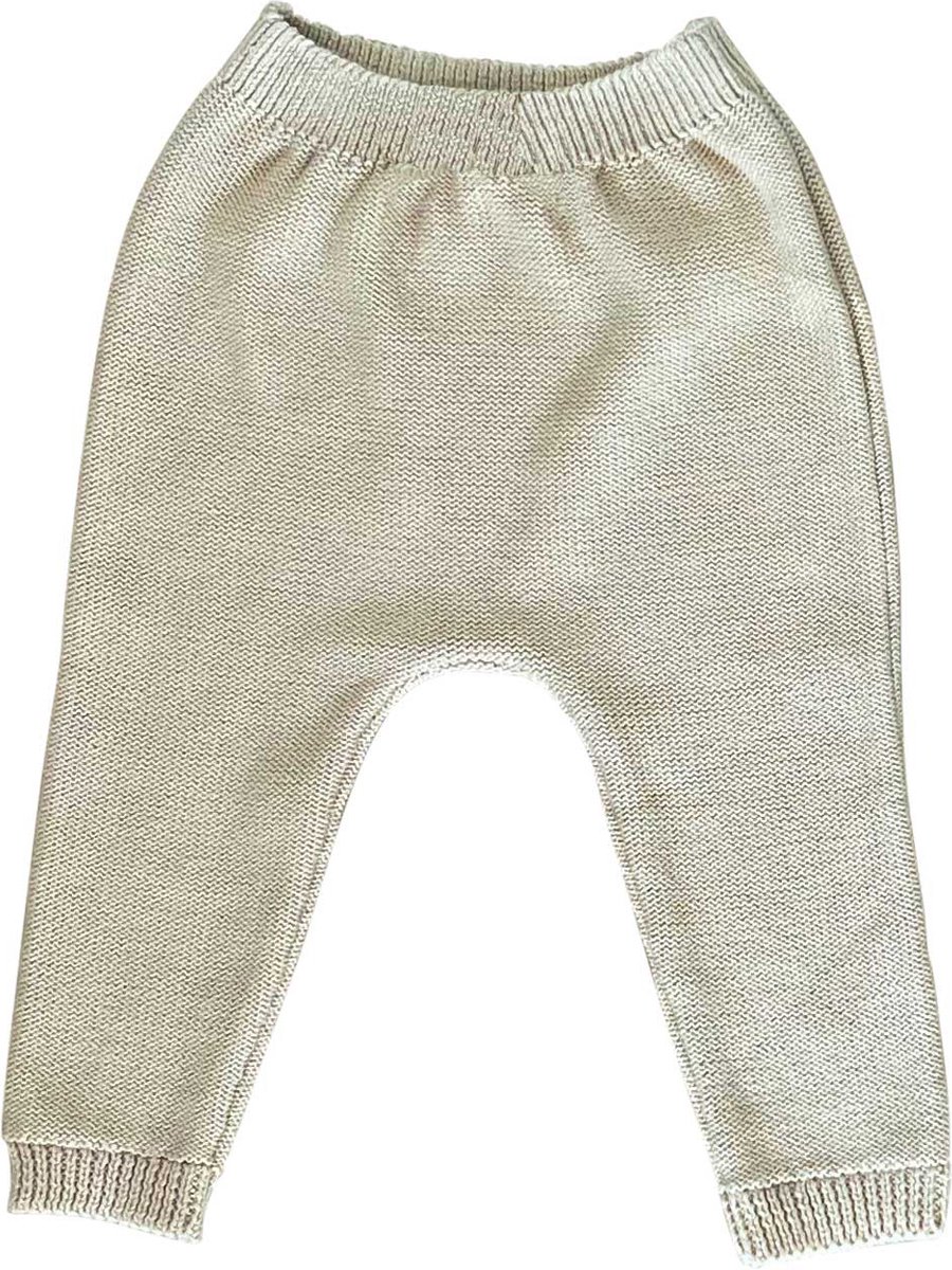 Witlof for Kids - Broek gebreid - Maat 74/80 - Vanilla