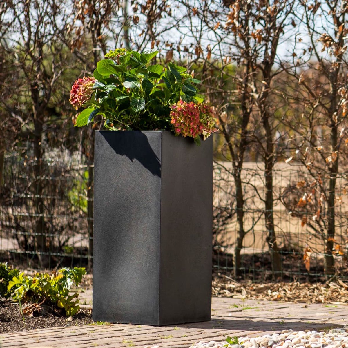 Capi Europe Pot de fleurs rectangulaire Smooth NL - 36x79 - Noir