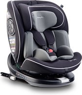 BabyGO autostoel Nova2 i-Size met isoFix Zwart - voor kinderen van 40-150cm