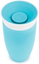 Munchkin Miracle Anti-Lek 360° Drinkbeker - Sippy Cup - Oefenbeker voor Baby en Kind - 296ml - Blauw