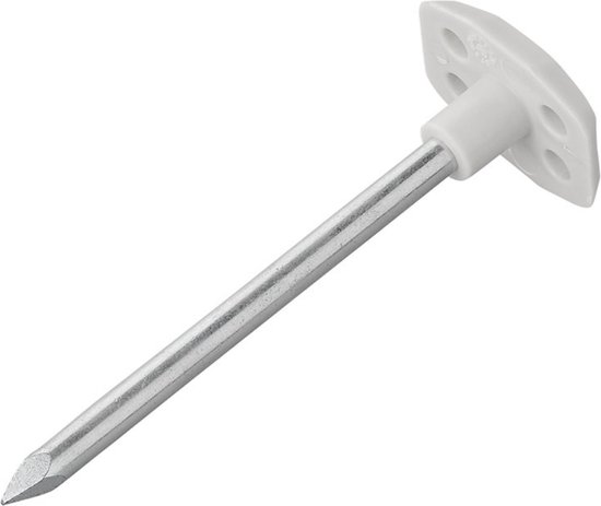 ProPlus Metalen grondzeilpennen - Veiligheidsontwerp - Ø6 mm - 10 cm - Set van 10 van Merkloos — afbeelding 4