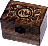 Opbergbox 6 vakken hout - Etherische olie - Sieradendoos - Organizer