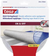 tesa Tesa Klittenband voor tapijt Om vast te plakken (l x b) 25 m x 50 mm Wit 1 stuk(s)