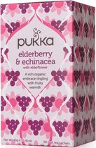 x4 Pukka Elderberry & echinacea bio 20 zakjes