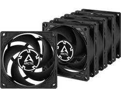 ARCTIC P8 PWM PST – PC case fan – 80 mm – PWM regeling – 5‑pack