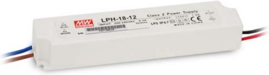 Mean Well LPH-18-36 LED-driver Constante spanning 18 W 0 - 0.5 A 36 V/DC Niet dimbaar, Overbelastingsbescherming