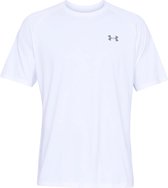 Under Armour UA Tech 2.0 SS Tee-WHT Heren Sportshirt - Wit - Overcast Grijs