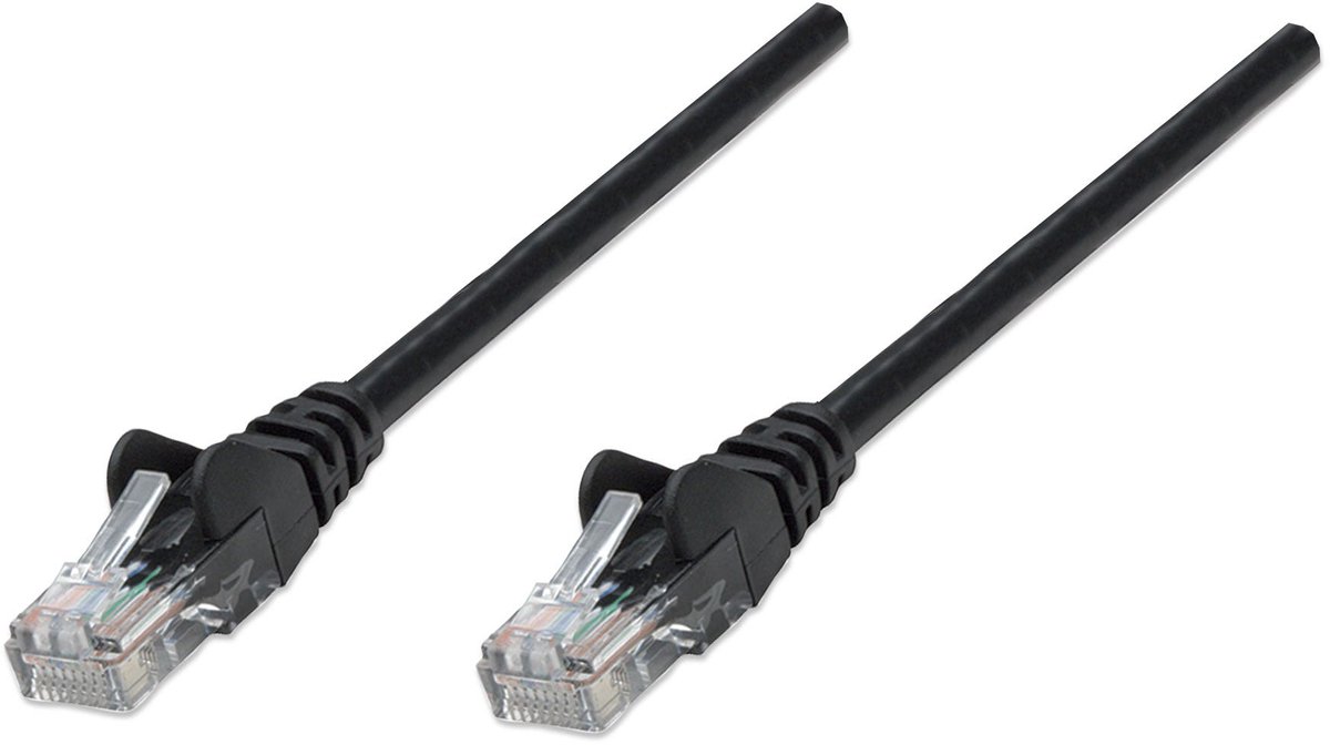 Intellinet - 737012 -Cat6A - SFTP - 0.25m - netwerkkabel - (S-STP) - Zwart