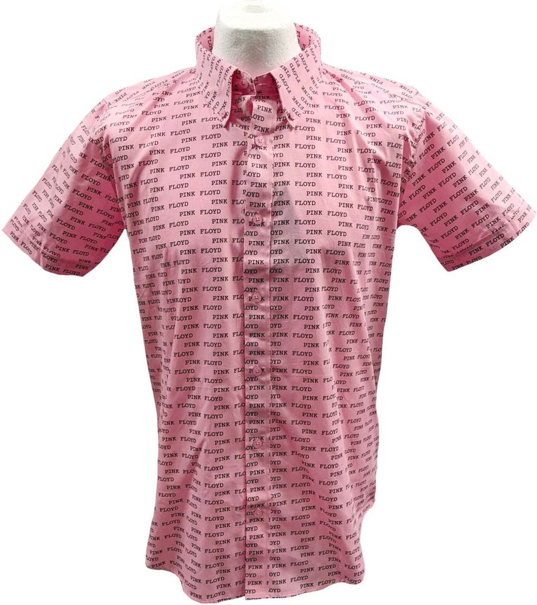 Pink Floyd - Courier Pattern Shirt - M - Roze