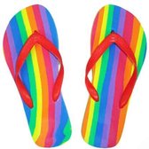 Tongs avec drapeau LGBT + Taille 38-39