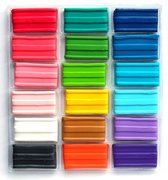 Hobbyklei | Set van 18 kleuren | Polymeer afbakklei | Boetseerklei