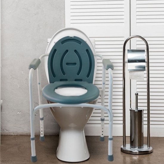 Chaise de toilette Mobiclinic Arroyo - Avec couvercle - Acier | bol