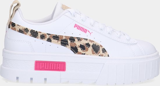 Baskets femme Puma Mayze Animal White/ Pink