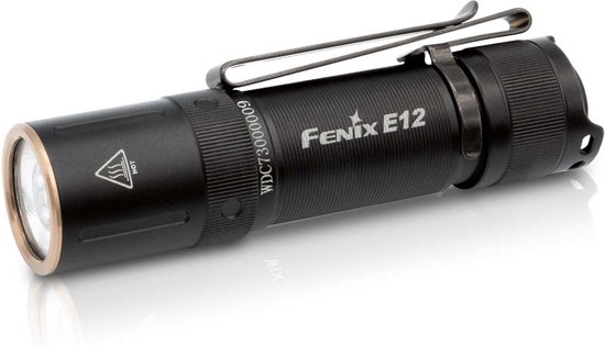 Fenix E12 V2.0 Zaklamp FEE12-V2 Compacte LED Zaklamp Brede Lichtbundel, 160  Lumen,... | bol