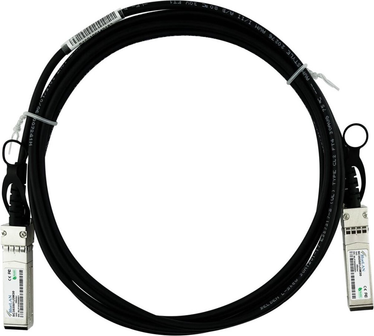 BlueOptics 10304-BL InfiniBand-kabel 1 m SFP+ Zwart