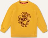 Hunk sweater 47 Solid with artwork CrocoTiger Yellow: 152/12yr