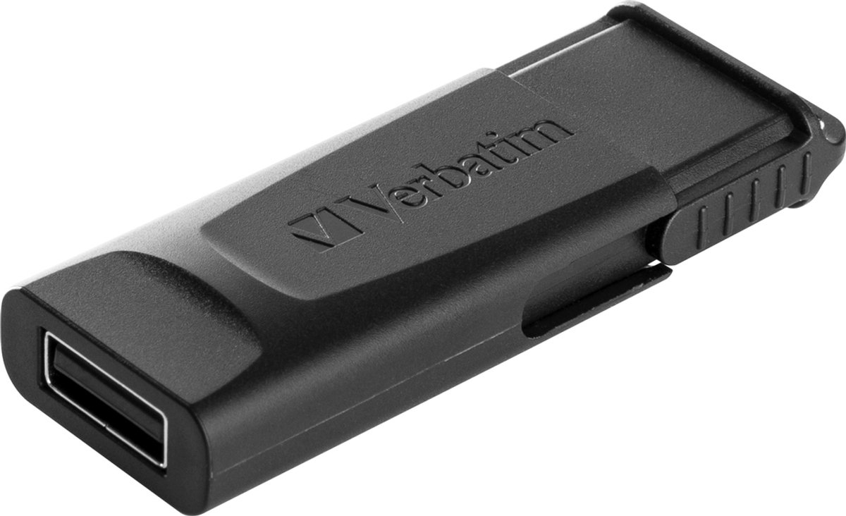 Verbatim Slider USB-stick 128 GB USB 2.0 Zwart 49328