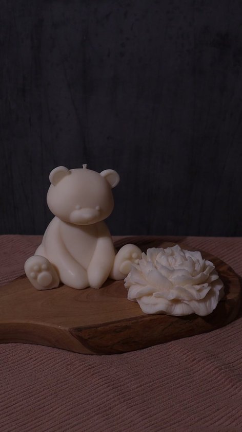 Teddy Bear Sculpture Candle