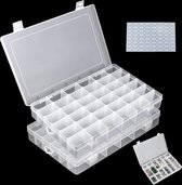 Sorteerbox met 36 vakken voor kleine onderdelen - perfect georganiseerd opberggemak