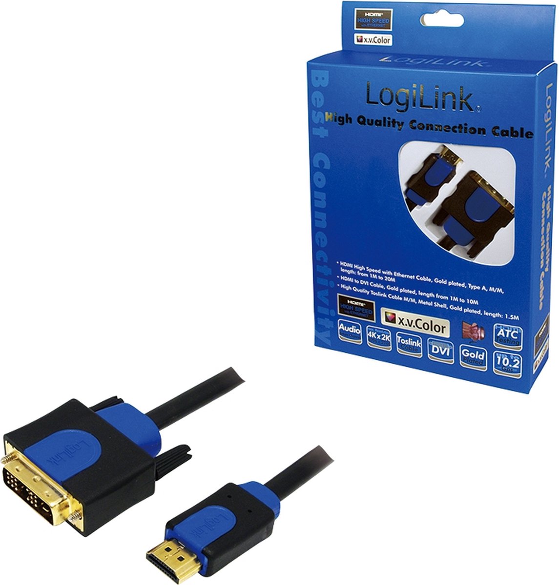 Logilink  - Netwerkkabel - HDMI 2.0 -  -