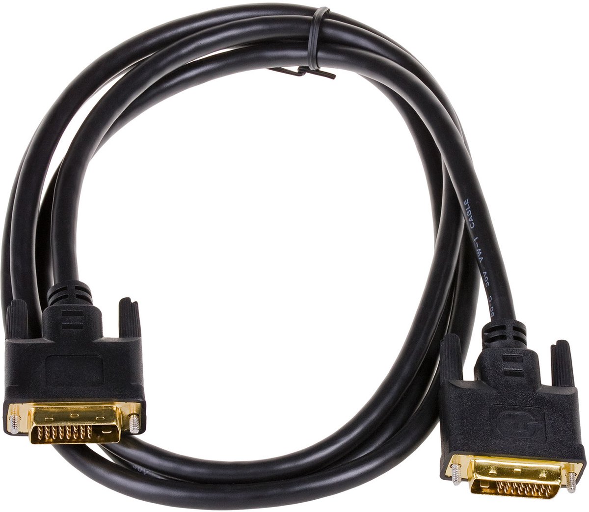 Akyga AK-AV-06 DVI-kabel Aansluitkabel 1.8 m Zwart