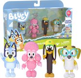 4 Figurines Bluey's Friends - Moose Toys -