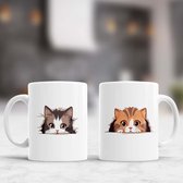 Mok Cat - Cats - Gift - Cadeau - CatLovers - Meow - KittyLove - Katten - Kattenliefhebbers - Katjesliefde - Prrrfect