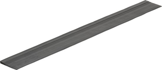 Rubberen drempelhulp 1,2 cm - 12 mm - Antislip - Oprijplaat Drempelhelling Drempelplaat Oprijhelling - 100 cm breed