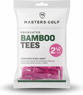 Bamboo Graduated Golftees 57mm 20 stuks Pink