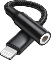 3,5 mm Jack Converter - Geschikt voor iPhone Lightning naar 3.5mm Aux Adapter - Audio Kabel