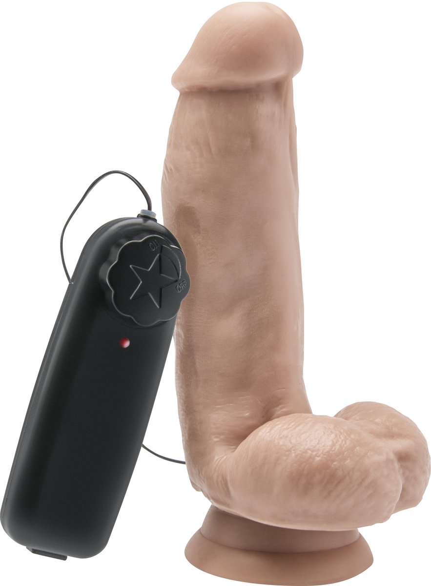 Dildo 6in. with Balls Vibrator