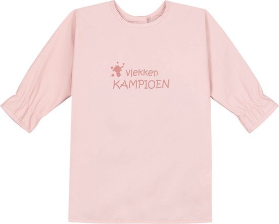 Prénatal mouwslab waterafstotend - Roze - Klittenband - slabbetje