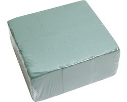 HBX Natural Living steekschuim/oase - set 3x stuks - groen - L20 x B10 x H7,5 cm- rechthoekig