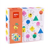 Stickerspel geometrische emoties - APLI Kids