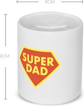 Akyol - super dad Spaarpot - Vader - papa - vaderdag - cadeau - verjaardag - kado - 350 ML inhoud