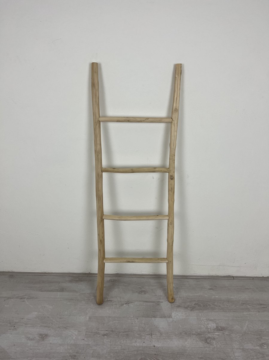 House of bali - teak houten droogrek - houten ladder - 150cm
