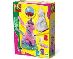foto van SES - Gieten en schilderen - Unicorn - gips gieten - sneldrogend gips - heldere kleuren en goede verf dekking - goed uitwasbaar