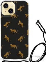 Case Anti-shock Geschikt voor iPhone 15 Leopards