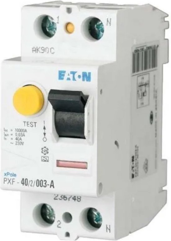 Eaton Modulaire schakelaar 230V AC 2NO 25A