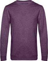 2-Pack Sweater 'French Terry' B&C Collectie maat XXL Heather Purple/Paars