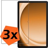 Screenprotector Geschikt voor Samsung Galaxy Tab A9 Screenprotector Bescherm Glas - Screen Protector Geschikt voor Samsung Tab A9 Screenprotector Tempered Glass - 3 PACK