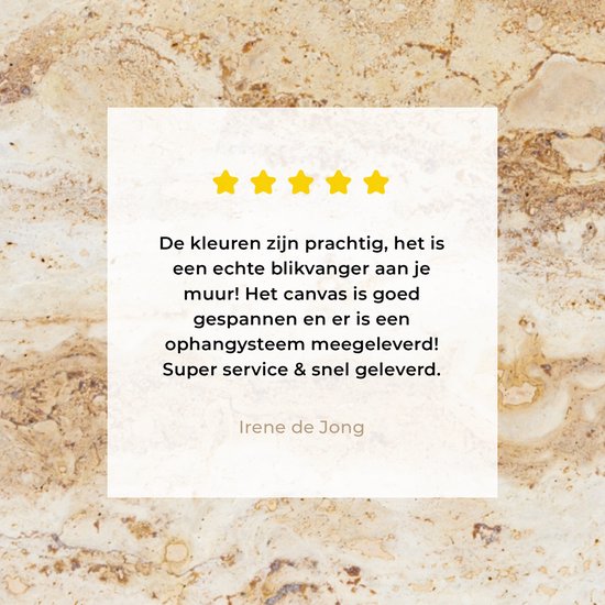 Toile Peinture Marbre - Sable - Texture - 20x20 cm - Décoration murale