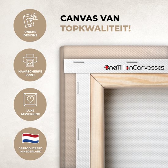 Tableau sur toile Highlander écossais - Animaux - Berg - 120x180 cm - Décoration murale XXL