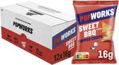Bol.com PopWorks Sweet BBQ - 12 x 16 gram aanbieding