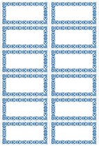 Etiket herma 3742 keuken blauw | Blister a 4 vel | 100 stuks